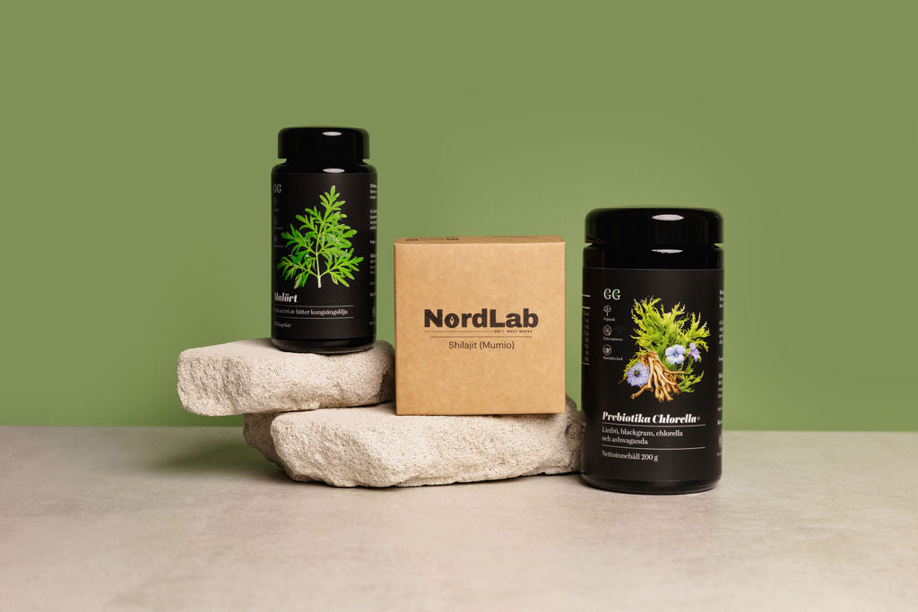 Malörtskapslar+chlorella+shilajit